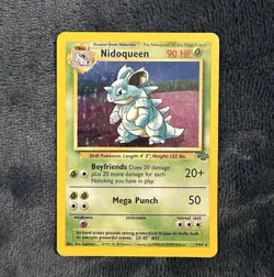Nidoqueen Pokemon Holographic Trading Card - Jungle #7/64 - 1999 Wizards TCG - Image 1