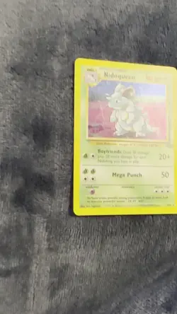 Nidoqueen Pokemon Holographic Trading Card - Jungle #7/64 - 1999 Wizards TCG - Image 2