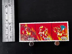 Charizard Evolution Pokemon Stamp Shogakukan Japanese Nintendo Japan Card TCG - Image 2