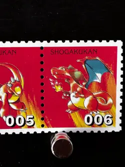 Charizard Evolution Pokemon Stamp Shogakukan Japanese Nintendo Japan Card TCG - Image 5