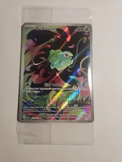 Pokemon Card Bulbasaur 133/132 - Mega Evolution Stamped Promo Sealed - Image 1