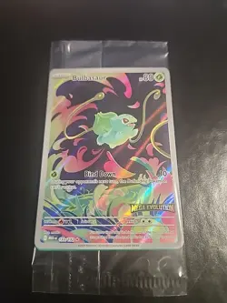 Pokemon Card Bulbasaur 133/132 - Mega Evolution Stamped Promo Sealed - Image 3