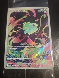 Pokemon Card Bulbasaur 133/132 - Mega Evolution Stamped Promo Sealed - Image 4
