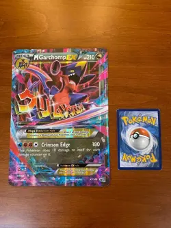 Pokemon M Garchomp EX XY168 Black Star Promo Oversized Jumbo Card NM - Image 1