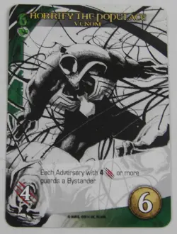Marvel Legendary: Black & White Alternate Art Venom Set of 4 Cards LPC9 10 11 12 - Image 4
