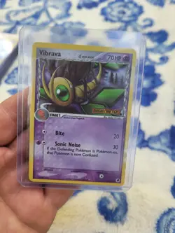 Vibrava 42/101 Pokemon Card 2006 EX Dragon Frontiers Stamped Holo LP - Image 1