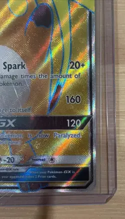 Pokemon TCG Raichu GX Ultra Rare Holo Full Art SM90 Sun & Moon Promo Card - Image 4