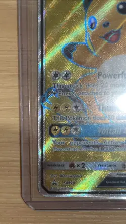 Pokemon TCG Raichu GX Ultra Rare Holo Full Art SM90 Sun & Moon Promo Card - Image 5