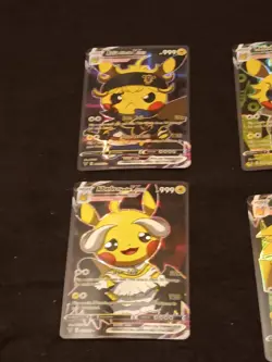 6 Pikachu Pokemon Card Holo GX VSTAR VMAX GX EX Cosplay Art - Image 2