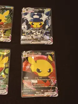 6 Pikachu Pokemon Card Holo GX VSTAR VMAX GX EX Cosplay Art - Image 4