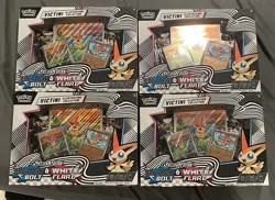 Pokemon Card Victini Collection Box Black Bolt White Flare Unova Poster Lot Of 4 - Image 1