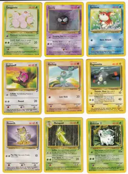 Pokemon Base Set 2 COMPLETE SET Common Vintage WOTC 42 Card Lot MP-NM - Image 3