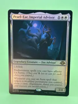 MTG Pearl-Ear, Imperial Advisor NM foil Modern Horizons 3 rare - Image 1
