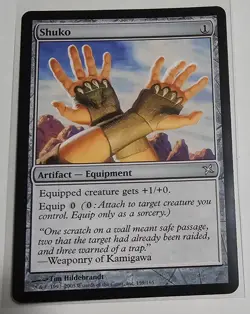 MTG Magic the Gathering Betrayers of Kamigawa Shuko NM/Unplayed - Image 1