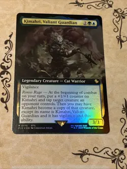 Kimahri, Valiant Guardian Extended Art Foil - Commander: Final Fantasy MTG 0175 - Image 1