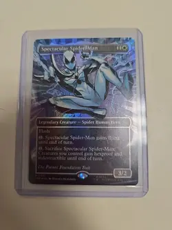 Spectacular Spider-Man (0241) (Borderless) Marvel Magic the Gathering Alt Art - Image 1