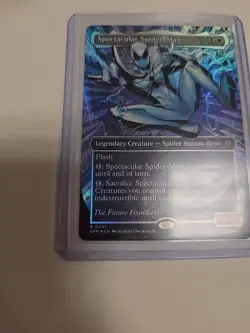 Spectacular Spider-Man (0241) (Borderless) Marvel Magic the Gathering Alt Art - Image 5