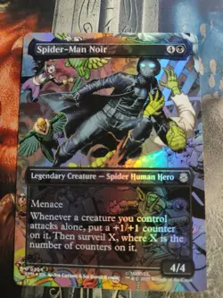 Spider-Man Noir (Borderless) Marvel's Spider-Man Foil - Image 1