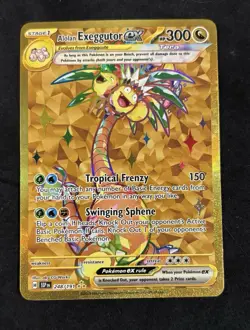Pokemon TCG Alolan Exeggutor EX 248/191SV08: Surging Sparks Holo Hyper Rare NM - Image 1