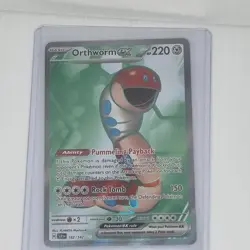 Orthworm ex 162/142 - Pokemon TCG SV07: Stellar Crown - Full Art Ultra Rare (NM) - Image 1