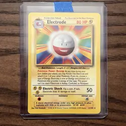 Pokemon Electrode 21/102 Base Set Unlimited Regular Rare NM - Image 3