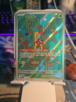 MINT! Shuckle 136/132 - ME01: Mega Evolution Pokemon Illustration Rare Holo - Image 1