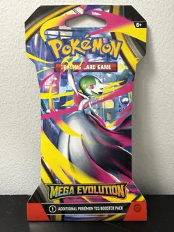 Brand New Mega Evolution Sleeved Booster Pack - Pokemon TCG Factory Sealed - Image 1