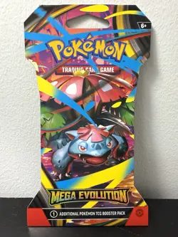 Brand New Mega Evolution Sleeved Booster Pack - Pokemon TCG Factory Sealed - Image 1