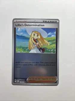 Lillie's Determination (Reverse Holo) 119/132 Uncommon Pokemon Mega Evolution - Image 1