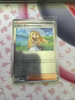 Lillie's Determination (Reverse Holo) 119/132 Uncommon Pokemon Mega Evolution - Image 1