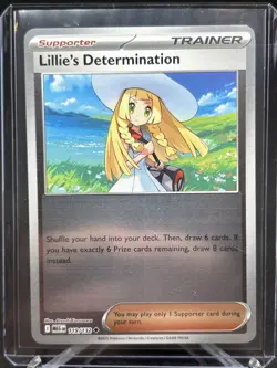 Lillie's Determination 119/132 - Reverse Holo - Pokemon TCG: Mega Evolution - NM - Image 1