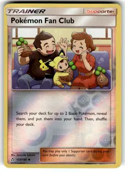 2018 NM Pokemon Reverse Pokemon Fan Club 133/156 Ultra Prism - Image 1