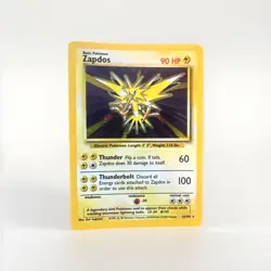⚡Pokemon Zapdos BASE SET HOLO vintage 16/102 lightly played wotc⚡ - Image 1