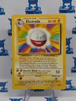 Electrode 21/102 Pokemon Base Set MP - Image 1