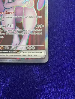 Pokemon TCG Team Rockets Mewtwo Ex 213/182 Full Art Destined Rivals Super Minty - Image 5