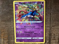 Pokemon TCG Zacian Vivid Voltage 082/185 Holo Amazing Rare - Image 1