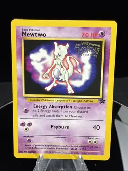 Mewtwo - WOTC Promo - Black Star Promo #3 - 1999 Pokemon Movie Promo - Image 1