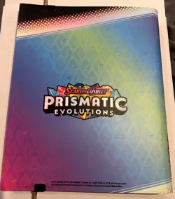Pokemon TCG Scarlet & Violet Prismatic Evolutions Binder - Binder Only - Image 2