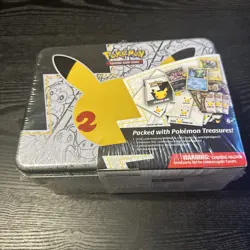 Pokemon 25th Anniversary Celebrations Treasure Chest Lunchbox Tin Factory SEALED - Image 1