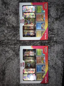 Pokemon TCG Scarlet & Violet 151 5 Mini Tin Bundle (Magneton) (Costco Promo) - Image 1