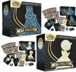 PRESALE Pokemon TCG Mega Evolution Pokemon Center Elite Trainer Box ETB Set of 2 - Image 1