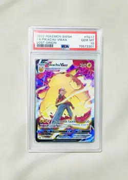 PSA 10 Pokemon Pikachu Vmax #TG17 Lost Origin - Image 1