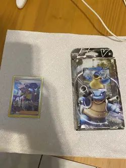 Iono 237/091 Paldean Fates + Blastoise V Deck BUNDLE Pokemon TCG - Image 1