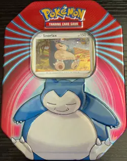2021 Sealed Pokemon Knockout Tin Snorlax - Image 1