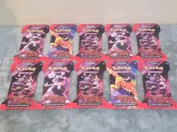 10x Pokemon TCG: Destined Rivals Sleeved Booster Packs - Factory Sealed/In Hand - Image 1