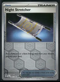 Pokemon TCG Night Stretcher 61/64 Reverse Holofoil Shrouded Fable SFA NM - Image 1