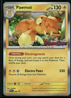 Pokemon TCG Pawmot Svp Black Star Promos SVP006 Holo Promo - Image 1
