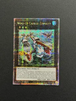 2025 YUGIOH RA04 QCR SECRET RARE WIND UP CARRIER ZENMAITY NM - Image 1
