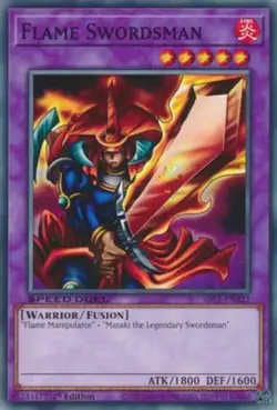 Yugioh! Flame Swordsman - SBC1-ENB22 - Common - 1st Edition Near Mint, English - Image 1