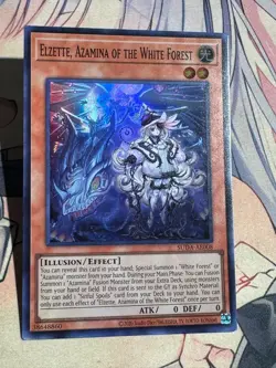 YuGiOh Asian English SUDA-AE008 Elzette, Azamina of the White Forest Super rare - Image 2